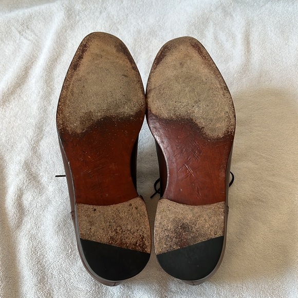 Cobbler Union Brown Adelaide cap toe Oxford dress shoes, size UK9 - Picture 7 of 7